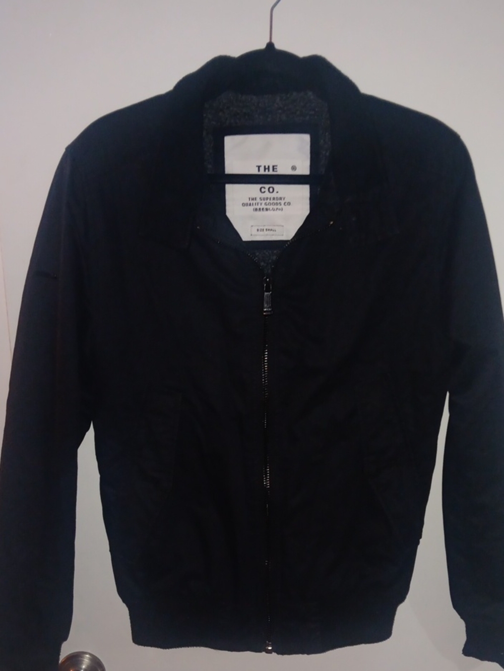 Superdry Black Bomber Jacket
